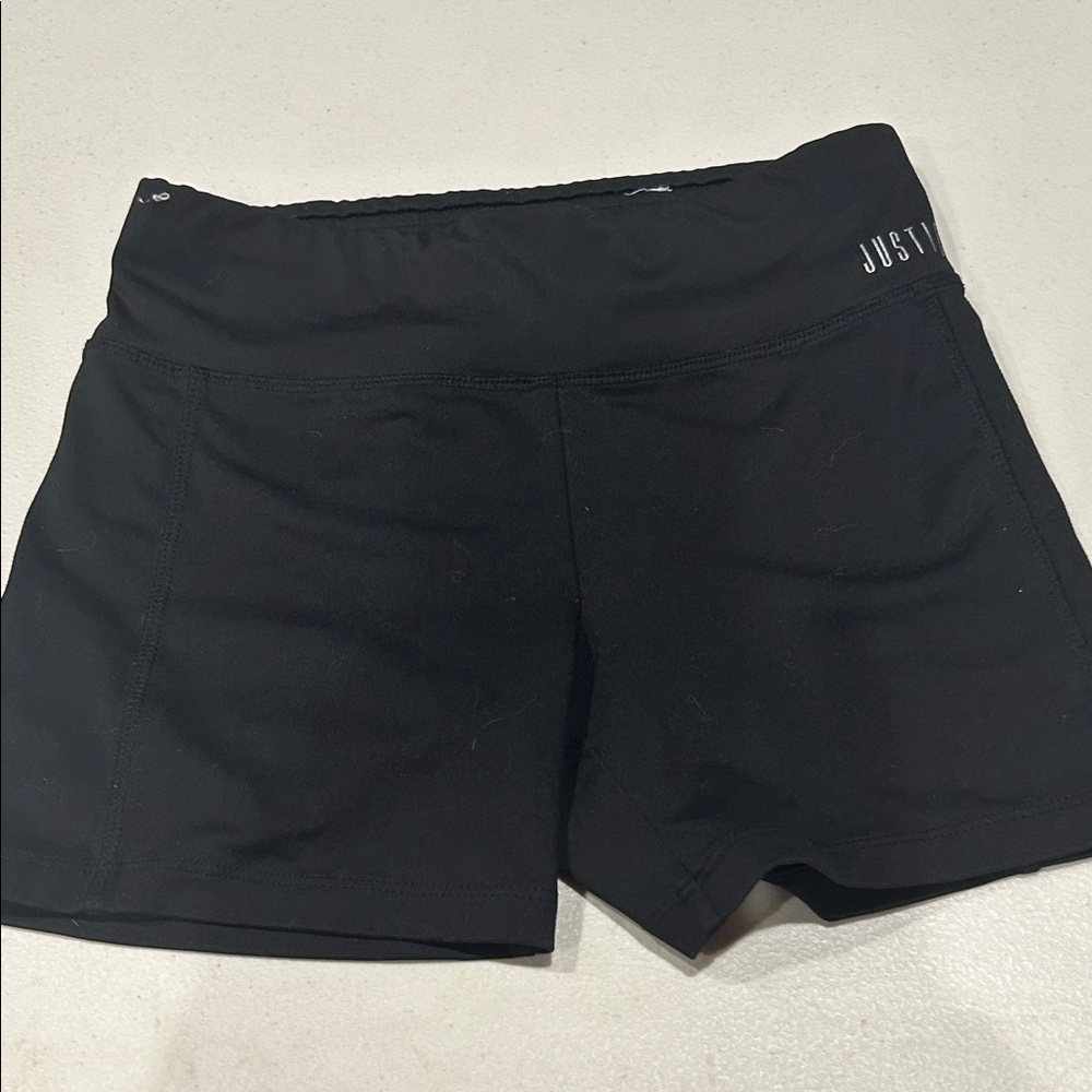 Justice Black Athletic Shorts for Women